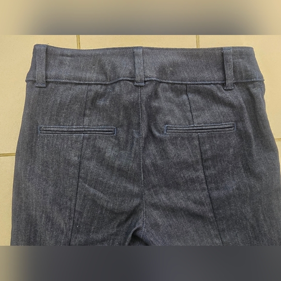 NWT Ann Taylor Loft Womens Dark Wash Bootcut Jeans Belt Loops Sz 2 27.5 Inseam - Picture 16 of 16